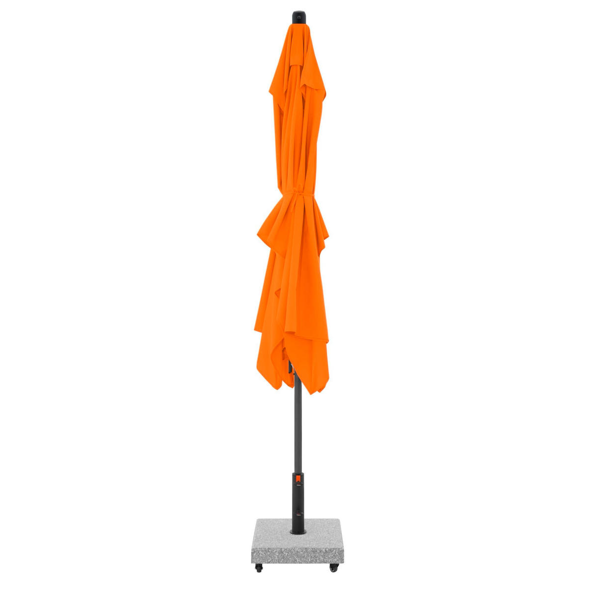 SONNENSCHIRM 300x200 cm  - Anthrazit/Orange, Basics, Textil/Metall (300/200cm) - Doppler