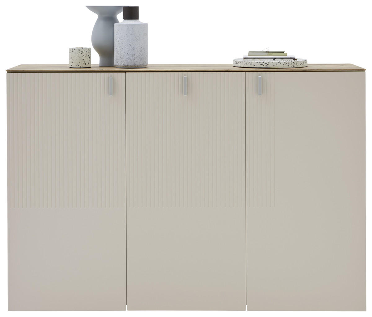 HÄNGESCHUHSCHRANK Eiche furniert Eichefarben, Sandfarben  - Sandfarben/Eichefarben, Design, Holz/Holzwerkstoff (139/94/36cm) - Dieter Knoll
