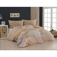 POSTEĽNÁ BIELIZEŇ, renforcé, krémová, zelená, tmavomodrá, 140/200 cm - krémová/zelená, Design, textil (140/200cm) - Matejovsky