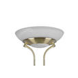 LED-DECKENFLUTER 32,5/180 cm    - Messingfarben/Alabasterfarben, Basics, Glas/Metall (32,5/180cm) - Novel