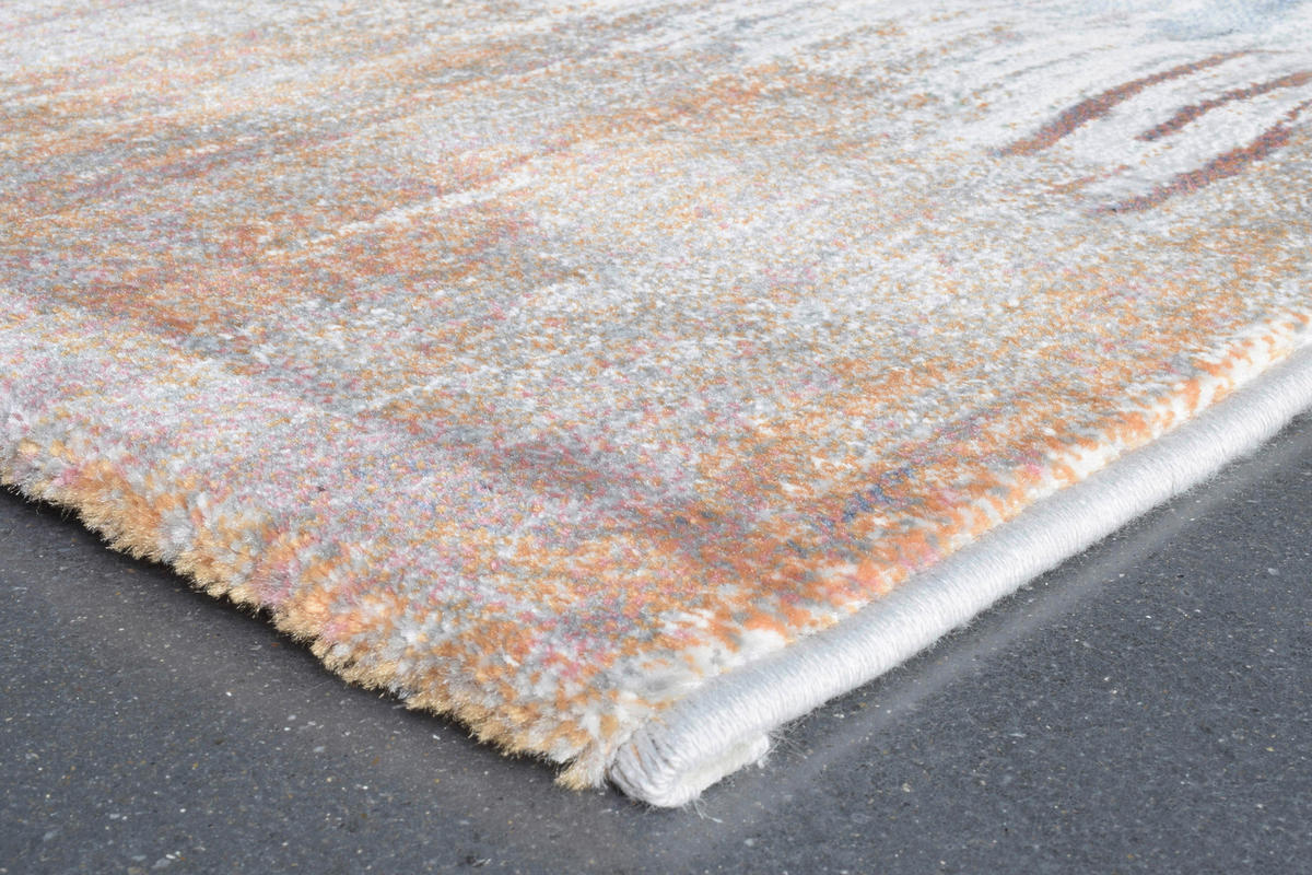 WEBTEPPICH 80/150 cm Catania Blau, Grau, Weiß rechteckig  - Blau/Weiß, Design, Textil (80/150cm) - Novel