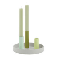 KERZENHALTER - Multicolor, Basics, Metall (17/17/2,5cm)