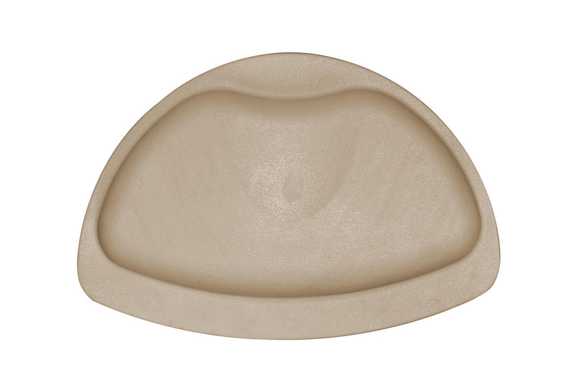BADEWANNENKISSEN Kunststoff  - Beige, Basics, Kunststoff (30/20/3cm)