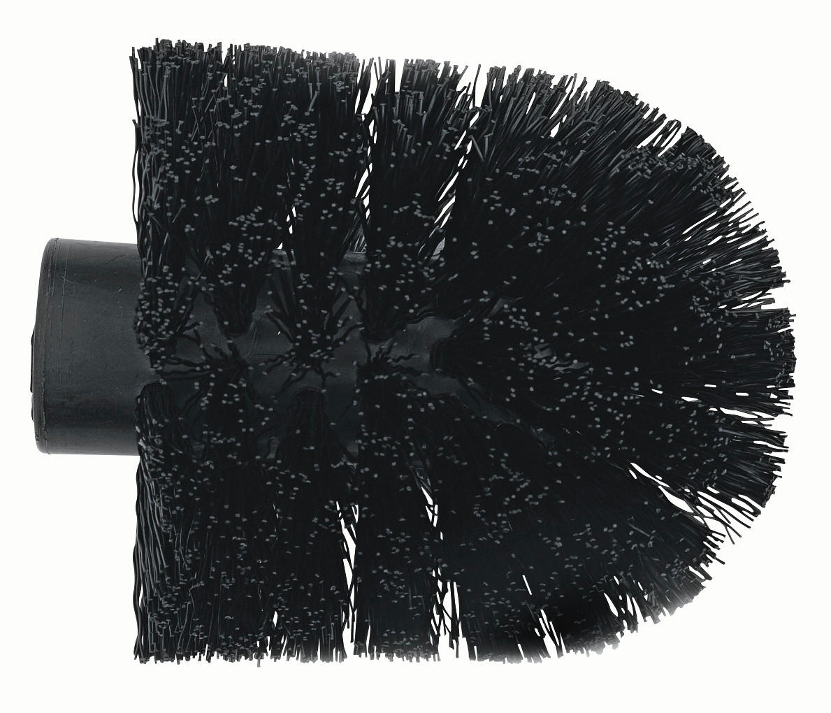 ERSATZBÜRSTENKOPF in   Kunststoff  - Schwarz, Basics, Kunststoff (6.5cm) - Sadena