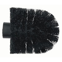 ERSATZBÜRSTENKOPF   Kunststoff  - Schwarz, Basics, Kunststoff (6.5cm) - Sadena