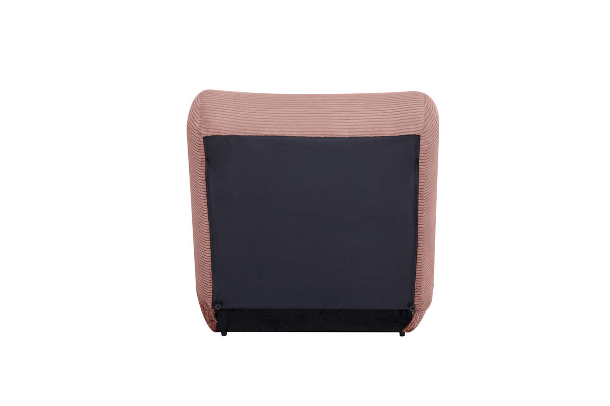 SCHLAFSESSEL in Cord Altrosa  - Altrosa, Design, Textil (81/88/160cm) - Livetastic