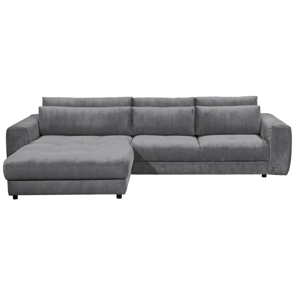 MID.YOU ROHOVÁ SEDAČKA, textil, kompozitné drevo, antracitová