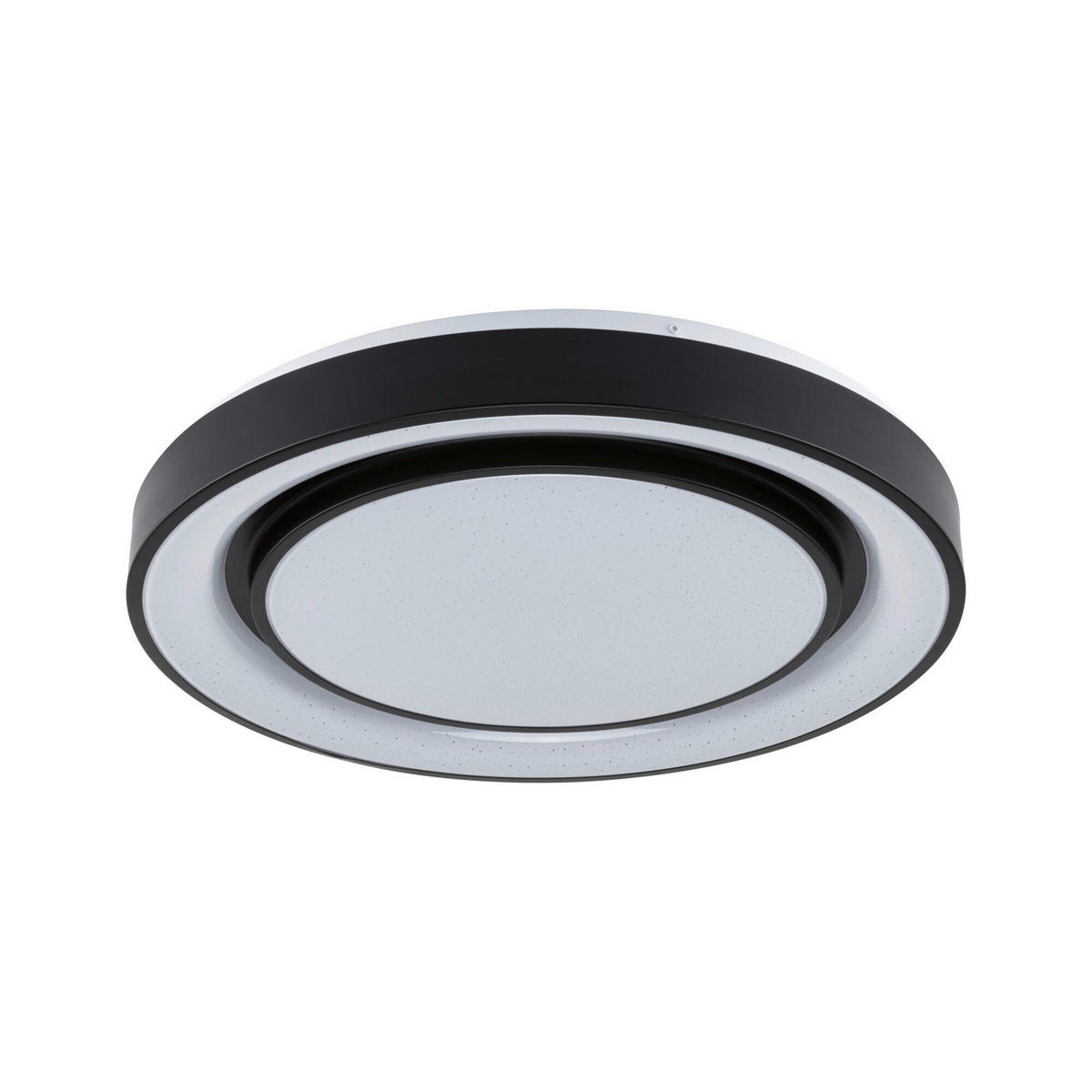 DECKENLEUCHTE  47,5/7 cm    - Schwarz/Weiß, Design, Kunststoff/Metall (47,5/7cm) - Paulmann