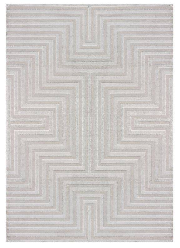 WEBTEPPICH 120/170 cm SAHARA Silberfarben  - Silberfarben, Design, Textil (120/170cm) - Novel