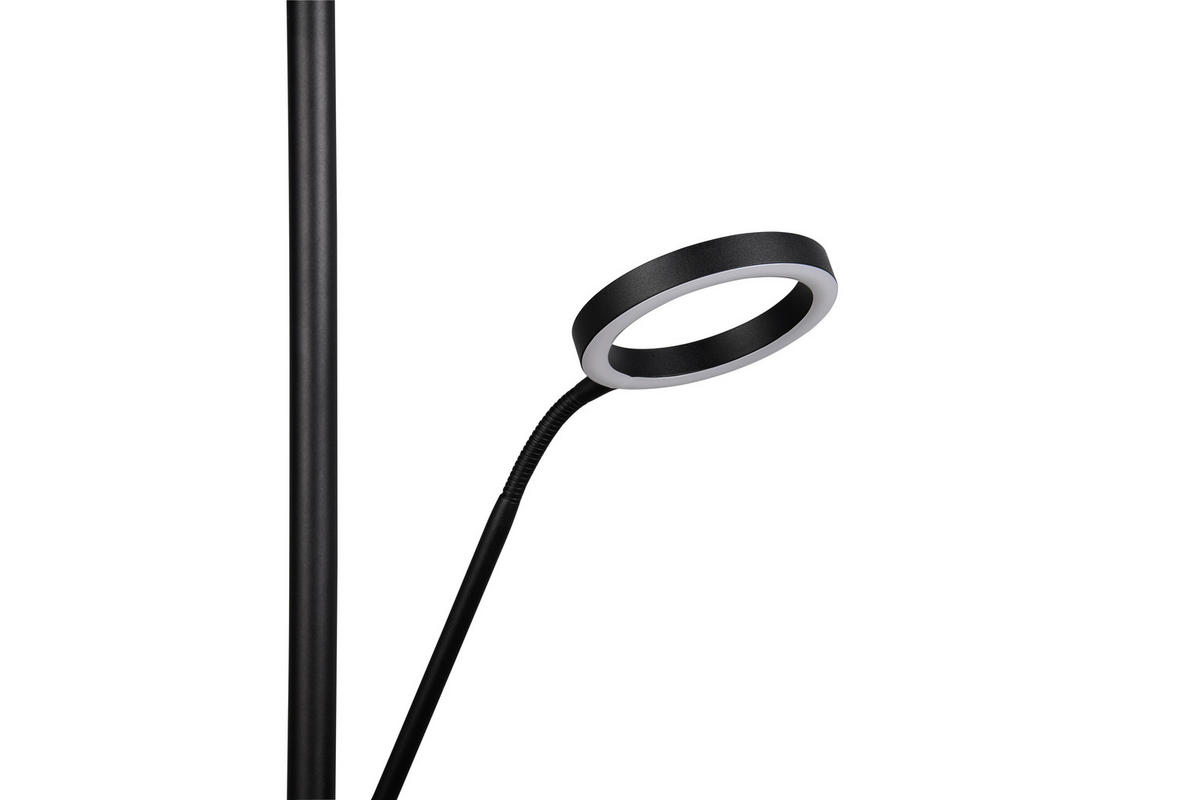 LED-STEHLEUCHTE - Schwarz, Design, Metall (40/180cm) - Trio Leuchten
