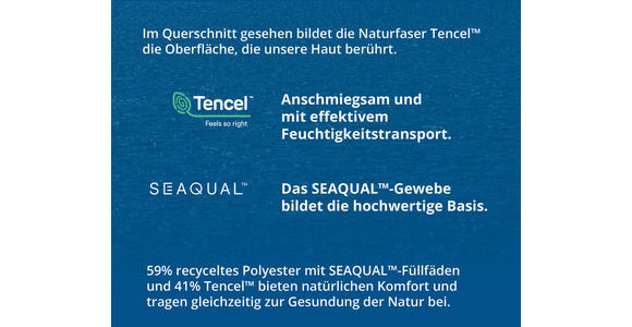 TASCHENFEDERKERNMATRATZE Emotion S60 Hybrid 90/200 cm Höhe ca. 21 cm  - Weiß, Basics, Textil (90/200cm) - Novel