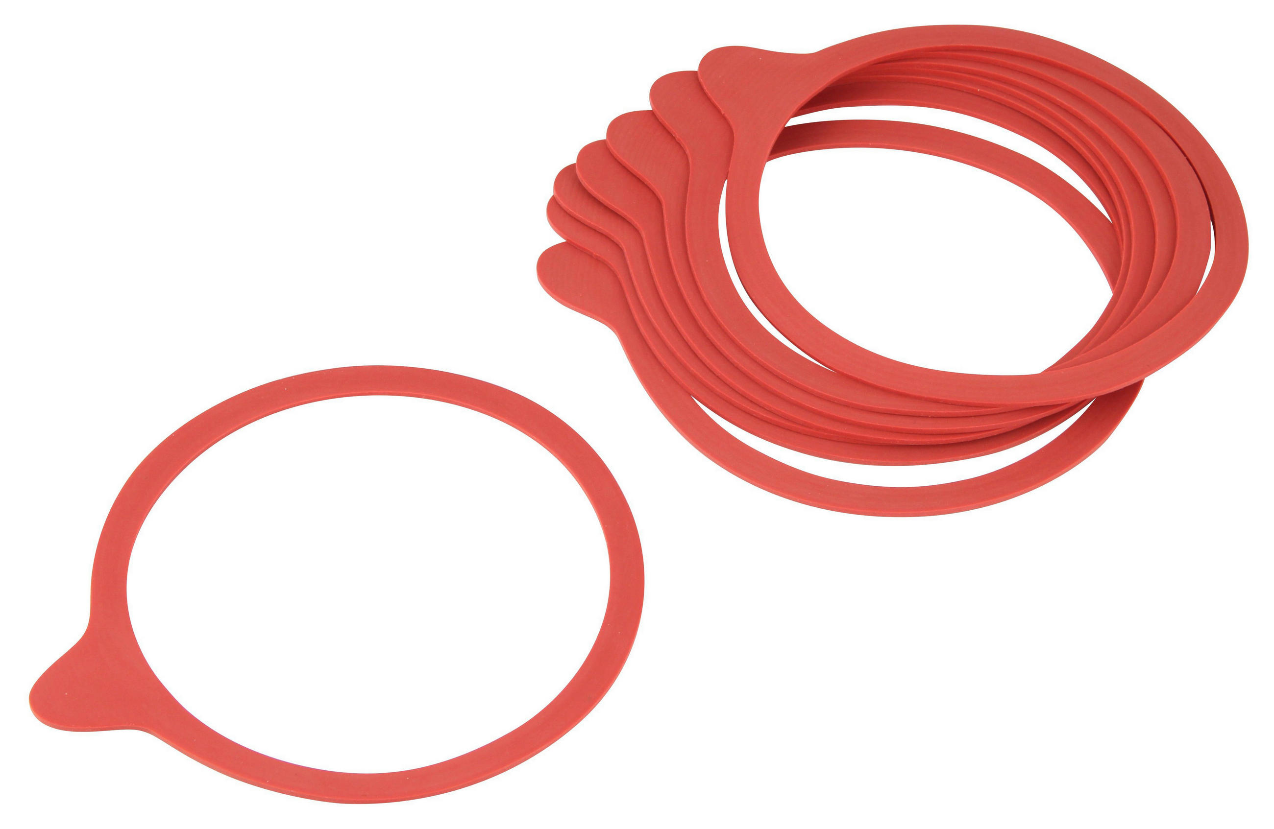 GUMIGYŰRŰK - piros, Basics, műanyag (9cm) - Dr.Oetker