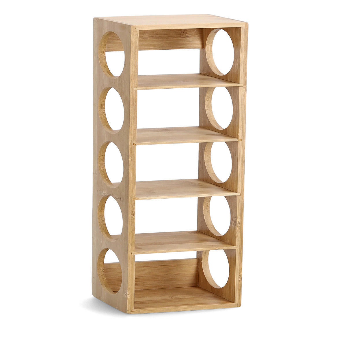 WEINREGAL  - Naturfarben, Basics, Holz (13,5/12,5/53cm) - Zeller Present