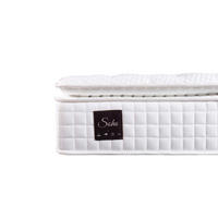 TASCHENFEDERKERNMATRATZE SOHO PILLOW TOP 160/200 cm Höhe ca. 32 cm  - Weiss, Basics, Textil (160/200cm) - Livetastic