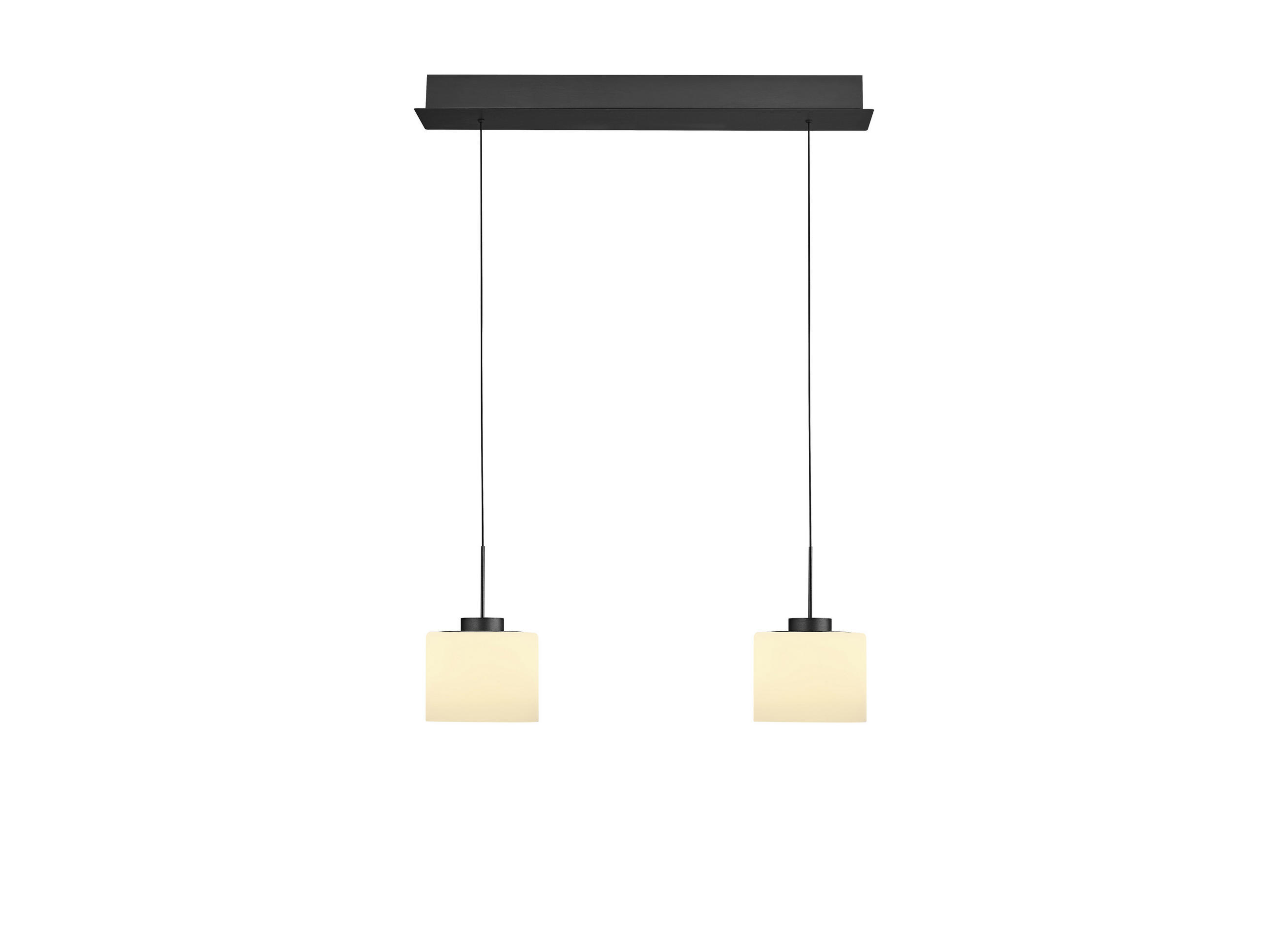 LED-PENDELLEUCHTE 63/5/150 cm  - Anthrazit, Design, Metall (63/5/150cm) - Hell