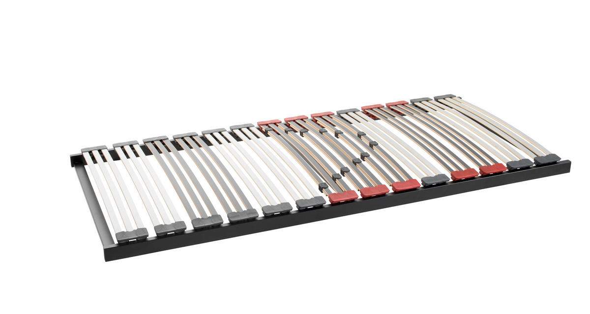 LATTENROST 80/200 cm  - Anthrazit/Hellgrau, Basics, Holz (80/200cm) - Robusta