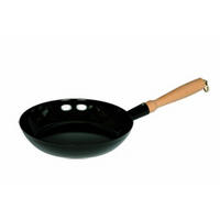 PFANNE  - Schwarz, Basics, Holz/Metall (26/4,6cm) - Riess