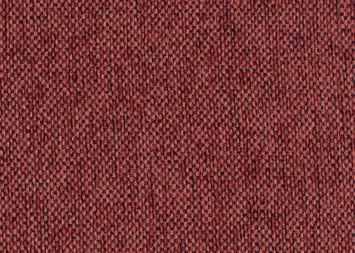 ECKSOFA in Webstoff Rot  265/171 cm  - Rot/Schwarz, Design, Kunststoff/Textil (265/171cm) - home24