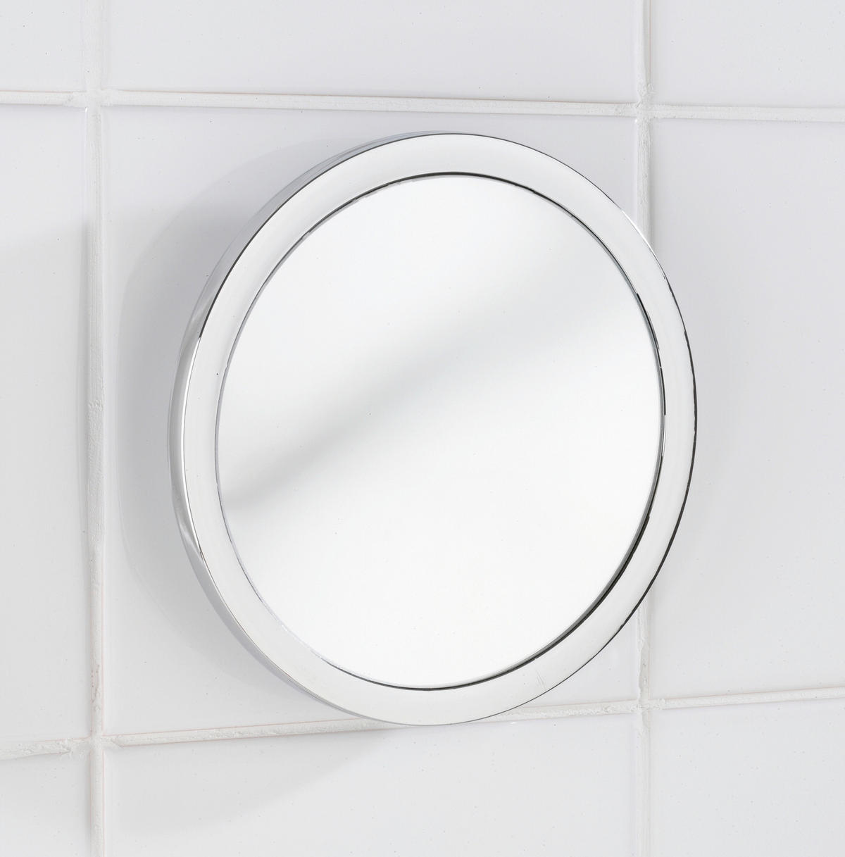 SCHMINKSPIEGEL Chromfarben  - Chromfarben/Silberfarben, Basics, Glas/Kunststoff (14,5/3,5/2cm) - Wenko