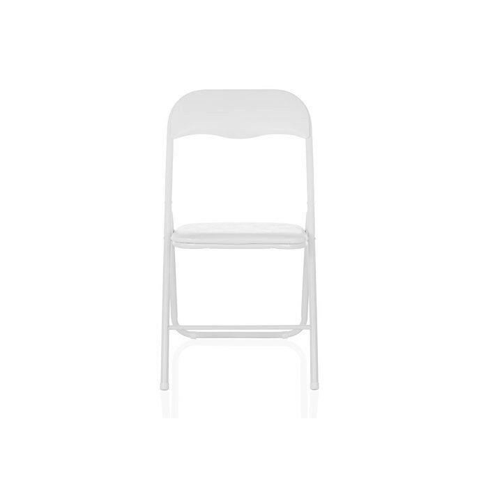 FÄLLSTOL i metall vit  - vit, Modern, metall (44/81/48cm) - MID.YOU