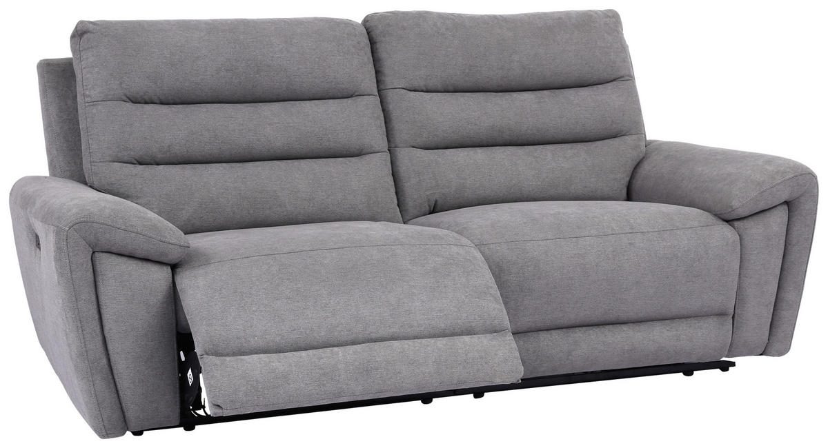 SOFFA i tyg grå  - grå/svart, Klassisk, trä/textil (213,5/100/94cm) - Xora