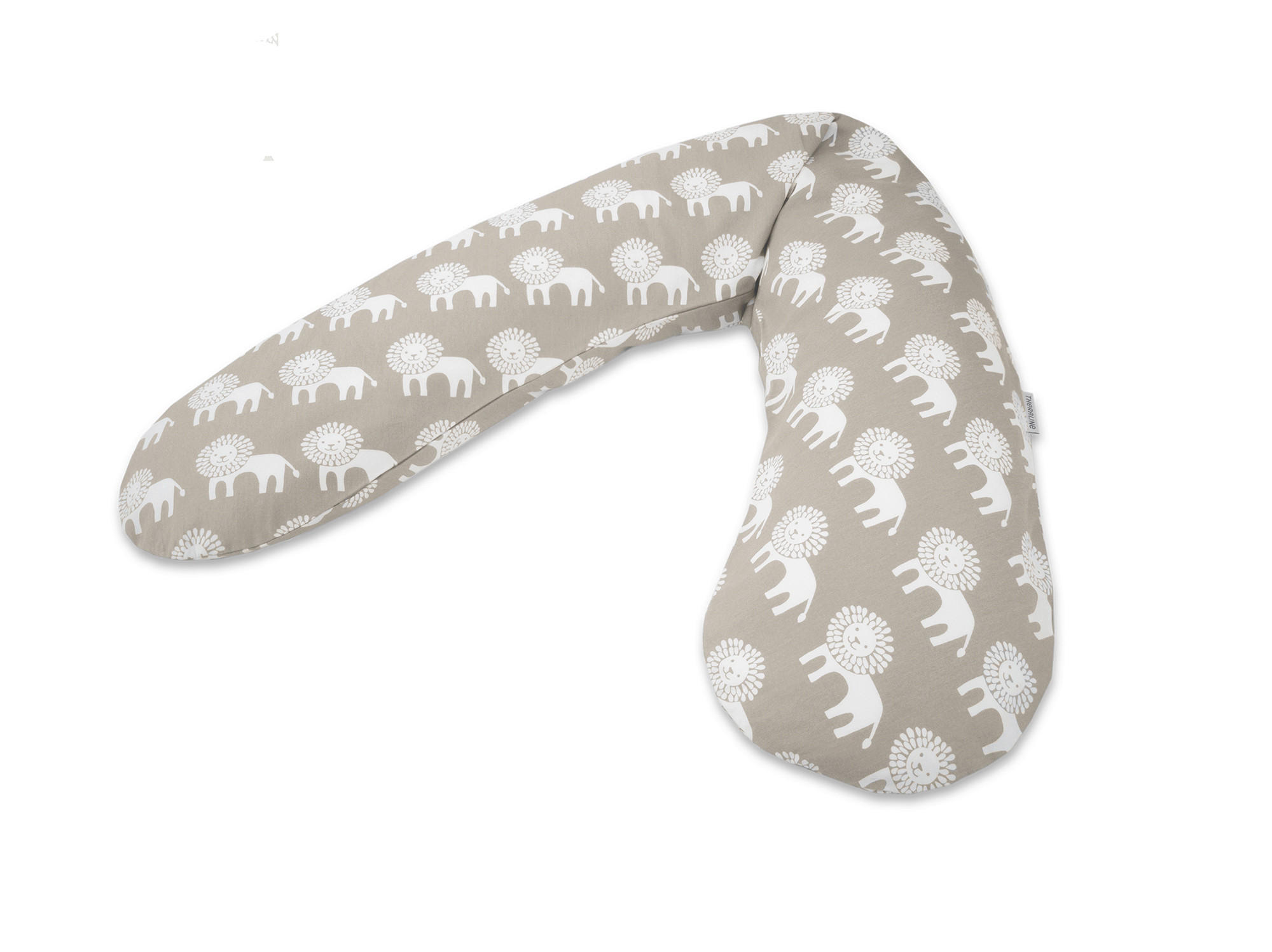 STILLKISSEN   - Taupe/Schlammfarben, Basics, Textil (190x40cmcm) - Theraline