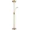 LED-DECKENFLUTER 25,5/180 cm    - Messingfarben, Basics, Glas/Metall (25,5/180cm) - Novel