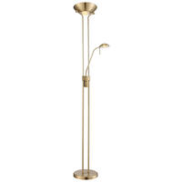 LED-DECKENFLUTER 25,5/180 cm    - Messingfarben, Basics, Glas/Metall (25,5/180cm) - Novel