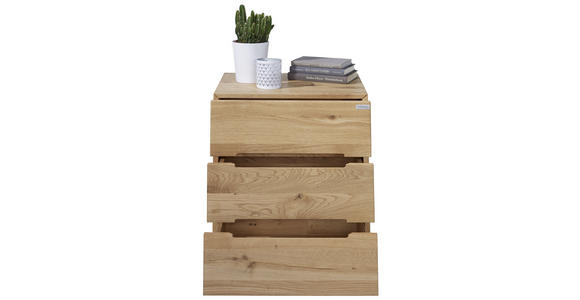 NACHTSCHRANK 50/60/40 cm Wildeiche massiv  - Eichefarben, KONVENTIONELL, Holz (50/60/40cm) - Valnatura