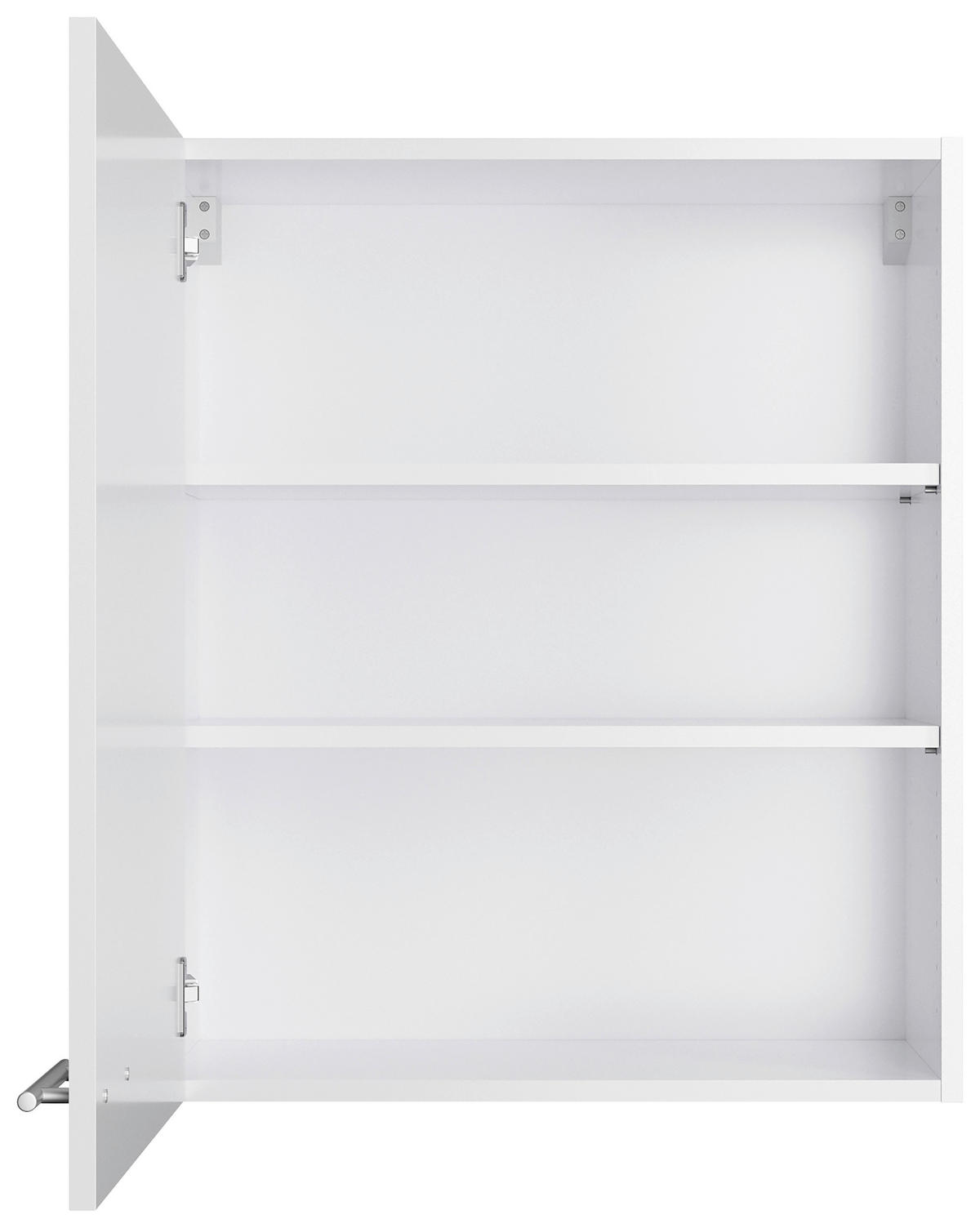 ECKKÜCHE 270/200 cm  in Weiß, Weiß Hochglanz  - Edelstahlfarben/Weiß Hochglanz, Basics, Holzwerkstoff/Metall (270/200cm) - Optifit