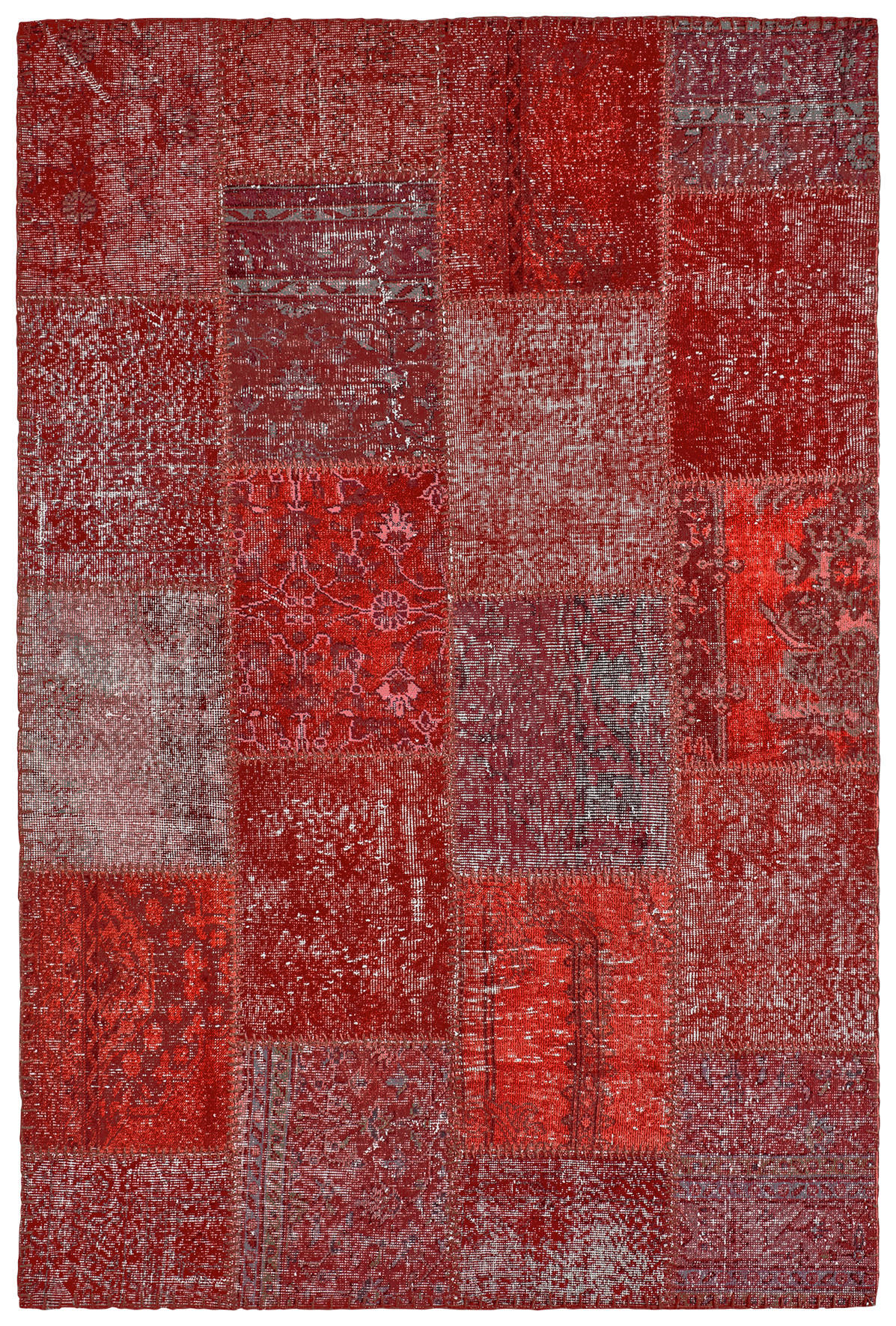 WEBTEPPICH  Wohnzimmer 160/230 cm Rot rechteckig  - Rot, Basics, Textil (160/230cm) - Obsession
