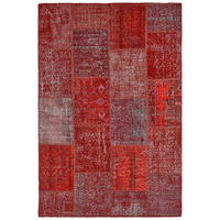 WEBTEPPICH  Wohnzimmer 160/230 cm Rot rechteckig  - Rot, Basics, Textil (160/230cm) - Obsession