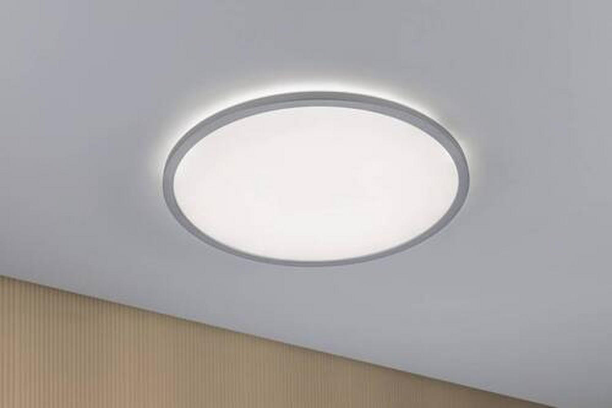 LED-PANEEL  - Chromfarben, Basics, Kunststoff (29,3/2,8cm) - Paulmann