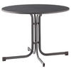 GARTENKLAPPTISCH 100/100/72 cm Metall rund  - Anthrazit/Grau, Basics, Kunststoff/Metall (100/100/72cm) - Sieger
