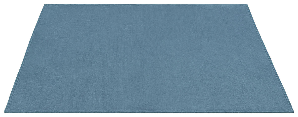 DECKE EMMA 140/190 cm  - Blau, Basics, Textil (140/190cm) - Novel