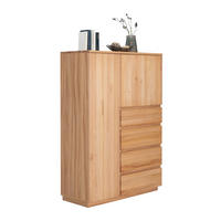 KOMODA, jadrový buk, farba buka, 100/143,1/41 cm - farba buka, Trend, drevo/kompozitné drevo (100/143,1/41cm) - Linea Natura