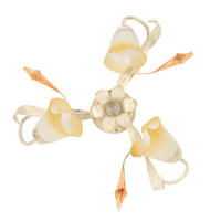 STROPNÉ SVIETIDLO, 53/20 cm  - biela, Konventionell, kov/sklo (53/20cm)