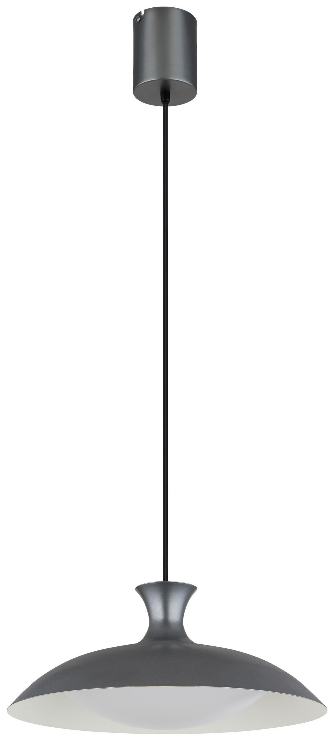 LED-HÄNGELEUCHTE 40/150 cm   - Opal/Weiß, Trend, Kunststoff/Metall (40/150cm) - Collet's Monde