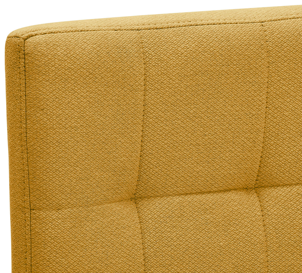 BARHOCKER Webstoff Gelb, Schwarz Eisen Stoffauswahl  - Gelb/Schwarz, Design, Textil/Metall (42/102/50cm) - home24