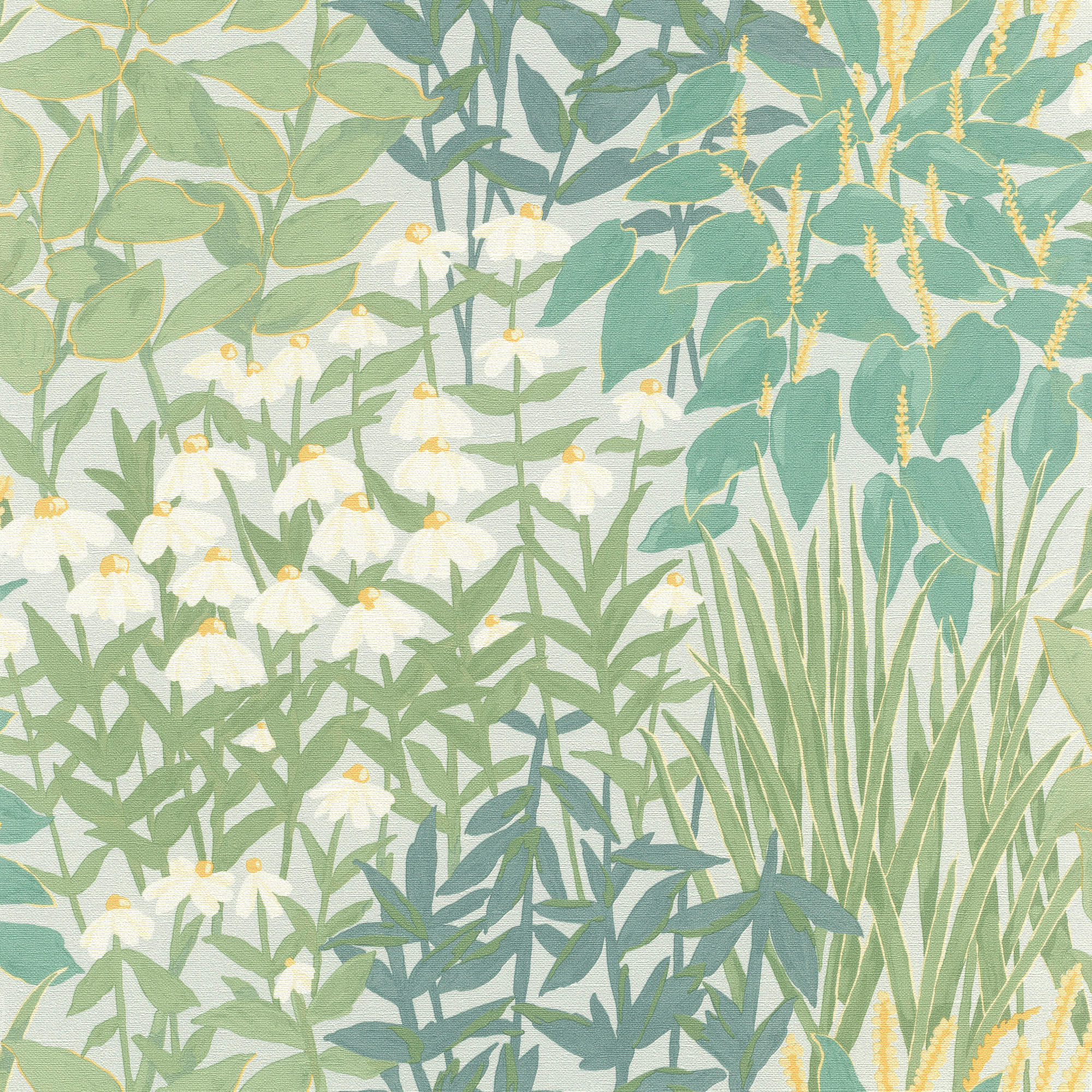 TAPETE - Blau, Natur, Textil (600/53cm) - Tesa
