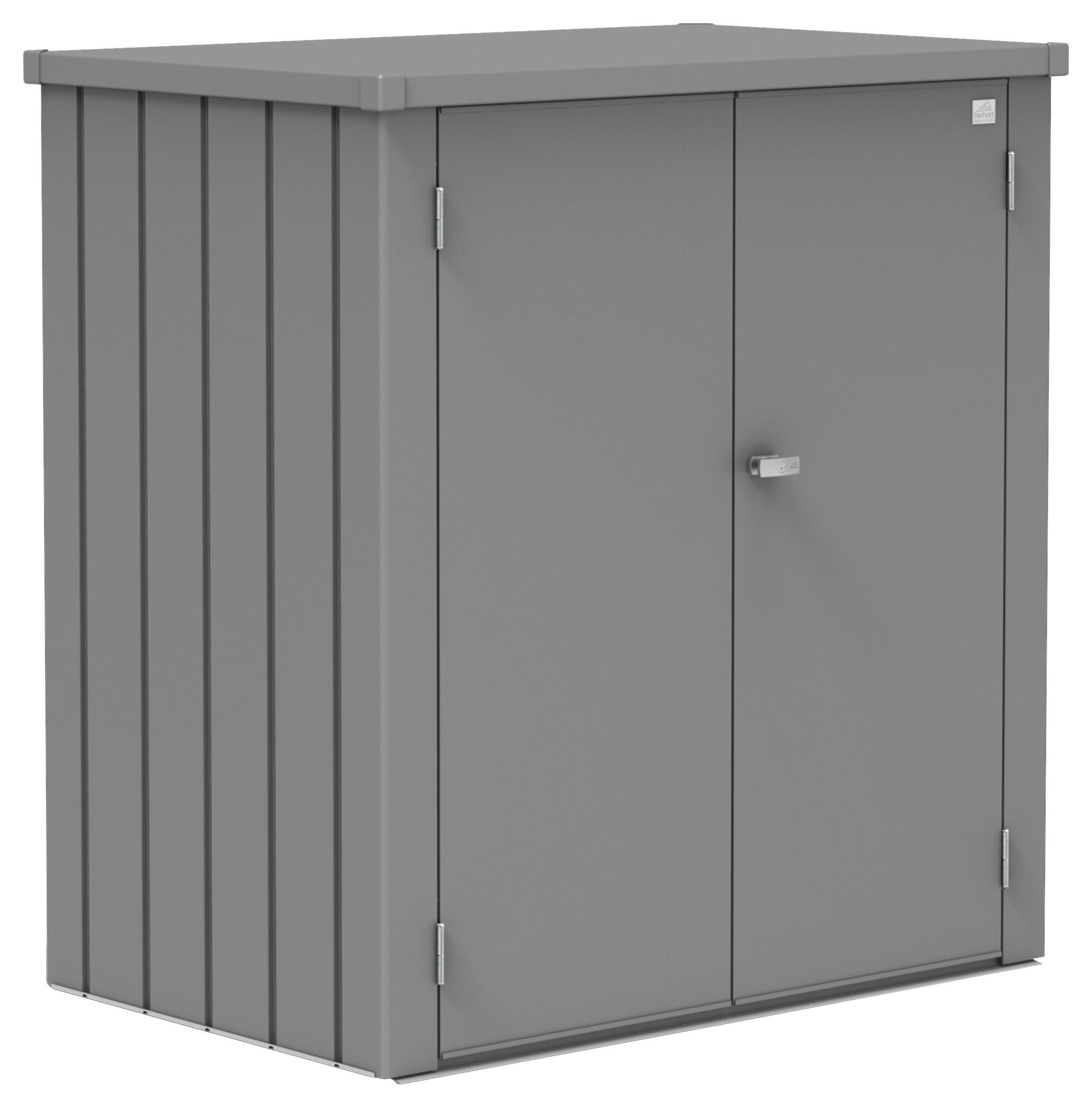 GERÄTESCHRANK 132/140/87 cm  - Grau, Design, Metall (132/140/87cm) - Biohort