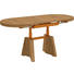 COUCHTISCH Wildeiche furniert Eichefarben - Eichefarben, KONVENTIONELL, Metall (110(150,5)/65/54-73cm) - Venda