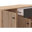 SIDEBOARD  in 170/90/40 cm  - Schwarz/Eiche Artisan, Basics, Holzwerkstoff/Kunststoff (170/90/40cm) - Carryhome