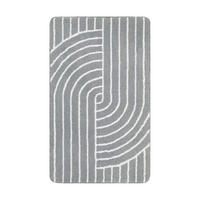BADTEPPICH Grau 55/65 cm  - Grau, Basics, Kunststoff/Textil (55/65cm) - WECON HOME BASIC