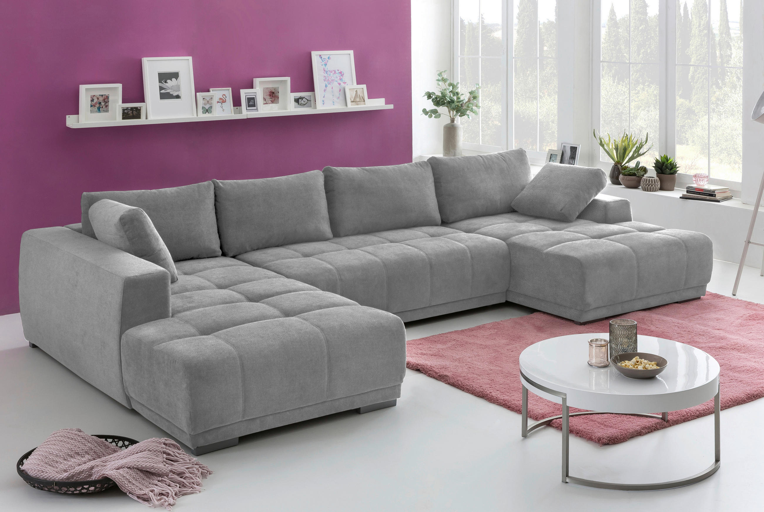 SEDEŽNA GARNITURA, - Design, tekstil (204/66/87/365cm) - Stylife