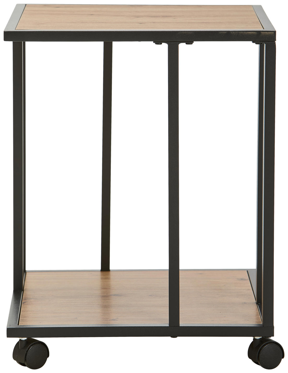 BEISTELLTISCH in Metall, Kunststoff, Holzwerkstoff 40/40/51 cm  - Eiche Artisan, Basics, Holzwerkstoff/Kunststoff (40/40/51cm) - Xora