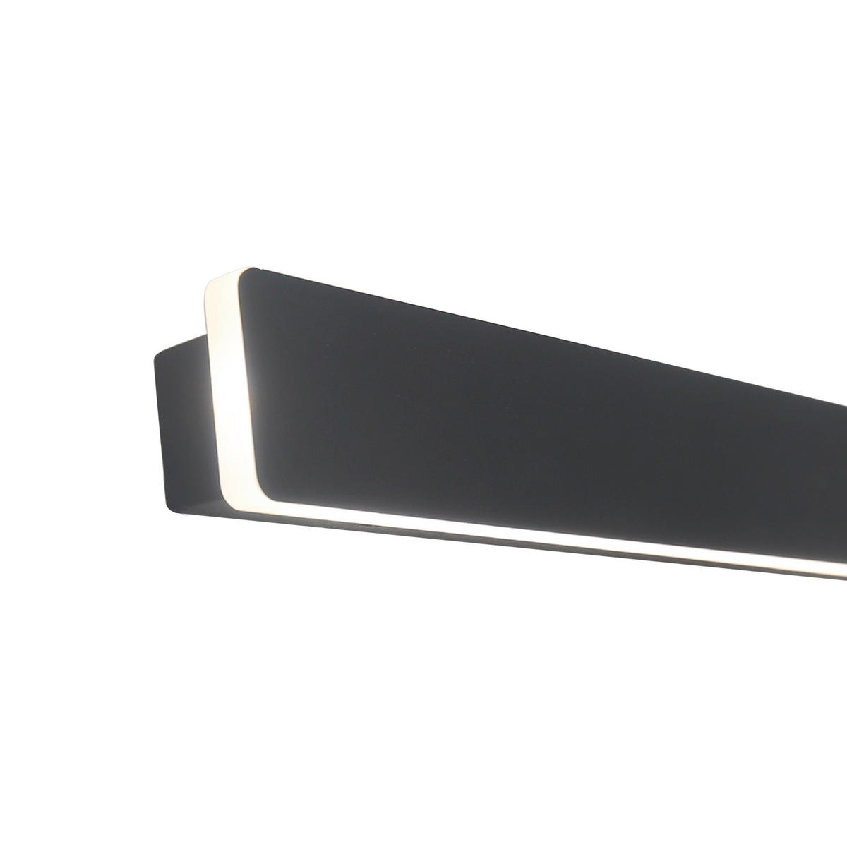 LED-WANDLEUCHTE Bodo  5.5/90/4 cm  - Schwarz, Design, Metall (5.5/90/4cm)