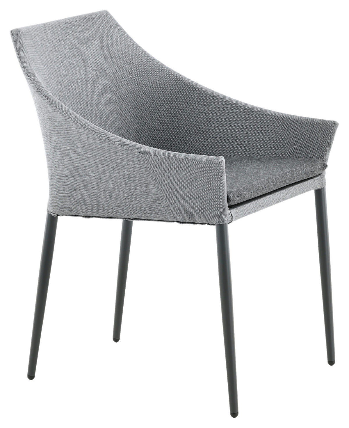 UTESTOLAR SET i metall, textil svart, mörkgrå  - mörkgrå/svart, Klassisk, metall/textil (60/81/62cm) - Gardenson