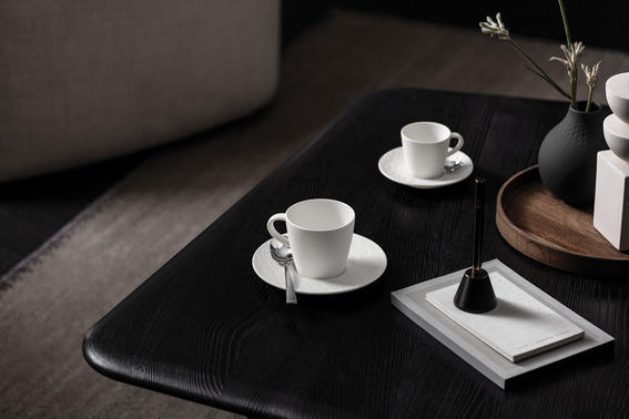 KAFFEETASSE Manufacture Rock Blanc 220 ml  - Weiß, Design, Keramik (10,5/8/7,5cm) - Villeroy & Boch