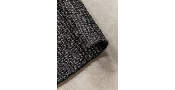 JUTETEPPICH 80/150 cm Bouclé  - Schwarz, Basics, Textil (80/150cm) - Linea Natura